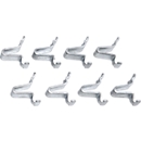 Bodenträger für Schäfer Shop Select Materialschränke Serie MS mit Rastermaß 25 mm, B 13 x T 28 x H 34 mm, Stahl verzinkt, 8 Stück