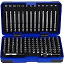Boîte à embouts de vissage XL PROJAHN, 113 p., 6,3 / 1/4", norme allemande 3126/norme ISO 1173, boîte en plastique