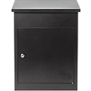 Boîte à paquets Phoenix PB0580, volume 61 l, résistant aux intempéries, Smart System, antivol, serrure à clé, L 440 x P 350 x H 580 mm, acier, noir