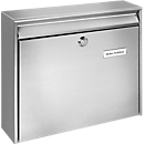 Boîte aux lettres Borkum Burg Wächter, inox, ouverture format C4, avec blocage de l'ouverture