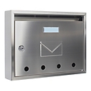 Boîte aux lettres Imola, fenêtre de contrôle, acier inoxydable