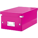 Boîte d'organisation DVD Click + Store LEITZ®, rose