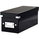 Boîte de rangement Click + Store LEITZ®, en carton, type CD, noir