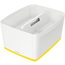 Boîte de rangement Leitz MyBox, DIN A4, pour les ustensiles, blanc/jaune