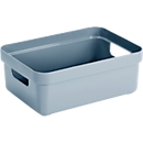 Boîte de rangement Sunware Sigma Home, 9 l, bleu-gris