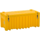 Boîte de transport et de plateforme CEMO CEMbox 250, polyéthylène, 250 l, L 1200 x l 600 x H 540 mm, empilable, jaune