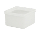 Boîte rectangulaire multi-usages avec couvercle, 500 ml, L 103 x l. 103 x H 64 mm