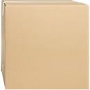 Boîtes pliantes en carton ondulé, 1 cannelure, 585 x 585 x 585 mm