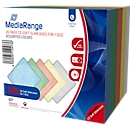 Boîtiers CD/DVD, incassable, classement par couleur, slim case, 20 p.