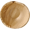 Bols jetables Papstar pure, ø 150 mm, 425 ml, 25 pièces, compostables, résistants à la chaleur, aspect individuel, en feuille de palmier