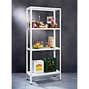 Boltless shelving, H 1800 x W 1000 x D 350 mm, white