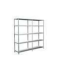 Boltless shelving, H 2000 x W 2000 x D 500 mm, white