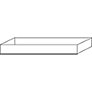 Bottom sump tray Abz for asecos safety storage cabinets of the Q30, Q90 and S90 series, polypropylene, grey, W 1049 x D 505 x H 116 mm, 33 l