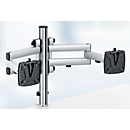Bras pivotant pour écran TSS Duo 505 Novus, pour 2 écrans, pince de 14 à 40 mm, 2 x bras pliable