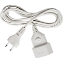 Brennenstuhl Verlängerungskabel, 5 Meter, Kunststoff, Euro-Stecker, Euro-Kupplung, weiß
