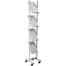Brochure display stand, 4 x DIN A4