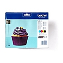 Brother LC123 - 4er-Pack - Schwarz, Gelb, Cyan, Magenta - original - Tintenpatrone