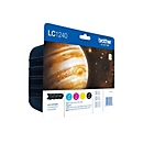 Brother LC1240 Value Pack - pack de 4 - noir, jaune, cyan, magenta - original - cartouche d'encre