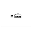 BTR - Netzwerkanschluss - RJ-45 (M) - CAT 6a - 180° Stecker