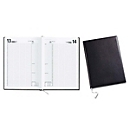 Buchkalender, A4, Werbedruck 100 x 80 mm, schwarz