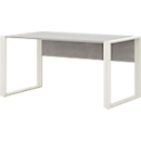 Bureau TEMPIO - l. 1200 x P 800 x H 740 mm - avec support pour guide-câbles - blanc