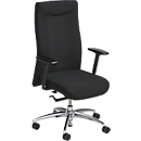 Bureaustoel SSI Proline XXL -  synchroonmechanisme - met armleuningen - tot 150 kg - zwart - Schäfer Shop Select