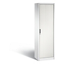 C + P Omnispace rolluikkast, 5 OH, afsluitbaar, B 600 x D 420 x H 1980 mm, staal/kunststof, verkeerswit