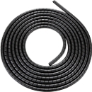 Cable spiral hose, black