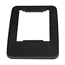 Cadre de couvercle Probbax, pour collecteur de tri série MixMatch de 60 et 80 l, L 325 x l 455 x H 20 mm, polypropylène, noir