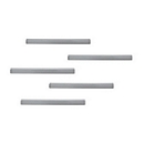 Cadre magnétique Rail DURAFIX®, l. 210 x H 17 mm, autocollant, aspect sans bulle, argent
