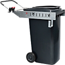 Cadre pour conteneur à déchets Carrier Pick Up Flora, poignée et portes-outils, 240 L tonnes