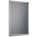 Cadres pour affiches, cadres photos, coins rondo, pour format A2, profilé en aluminium argent anodisé