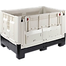 Caisse-palette avec pieds, pliable, 565 litres