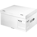 Caisses d'archivage et de transport Infinity - 6105 - en carton - format S - l. 355 x P 255 x H 190 mm - blanc - 10 pièces
