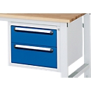 Caisson de dessous de table, tiroir 1 x 150 mm + 1 x 180 mm