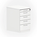 Caisson fixe NEVADA, l. 430 x P 600 x H 740 mm, blanc 