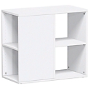 Caisson mobile d'extension PALENQUE, ouverture trilatérale, l. 400 x P 800 x H 720 mm, blanc