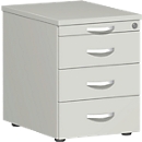 Caisson mobile PALENQUE, 3 tiroirs, l. 430 x P 600 x H 566 mm, gris clair