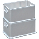 Caja, aluminio, sin tapa, 30 l