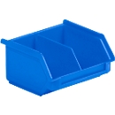 Caja con abertura frontal SSI Schäfer LF 110M, polipropileno, L 92 x An 100 x Al 50 mm, 0,26 l, azul