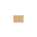 Cajas plegables de cartón ondulado, pared simple, 125 x 100 x 80 mm, marrón