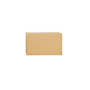 Cajas plegables de cartón ondulado, pared simple, 270 x 140 x 170 mm, marrón