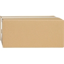 Cajas plegables de cartón ondulado, pared simple, 325 x 230 x 160 mm, marrón
