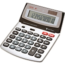 Calculatrice de bureau Genie 560 T, avec écran Jumbo à 12 chiffres, énergie solaire et piles