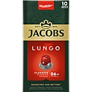 Capsules de café Jacobs Lungo 6 Classico, café torréfié, 10 x 52 g, compatible Nespresso®, certifié UTZ