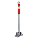 Car Parking Post, top part red/white, different locking