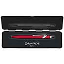 Caran d'Ache Kugelschreiber 849 COLORMAT-X, mit Slimpack, Metallclip, Druckmechanik, rot