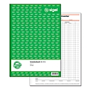Carnet d'inventaire IN415 sigel®, format A4 portrait, 50 feuilles