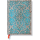 Carnet de notes Maya bleu ligné Midi Paperblanks