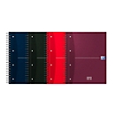 Carnet de notes Oxford Office European Book, DIN A4+, quadrillé, couverture rigide, 5 pièces
